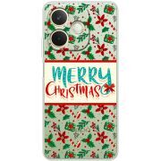 Прозорий чохол BoxFace OPPO A5 Pro Vintage Christmas Pattern