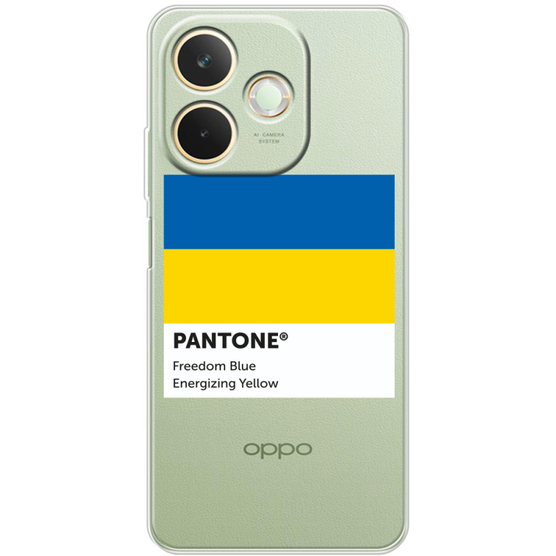 Прозорий чохол BoxFace OPPO A5 Pro Pantone вільний синій