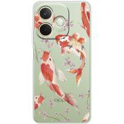 Прозорий чохол BoxFace OPPO A5 Pro Japanese Koi Fish