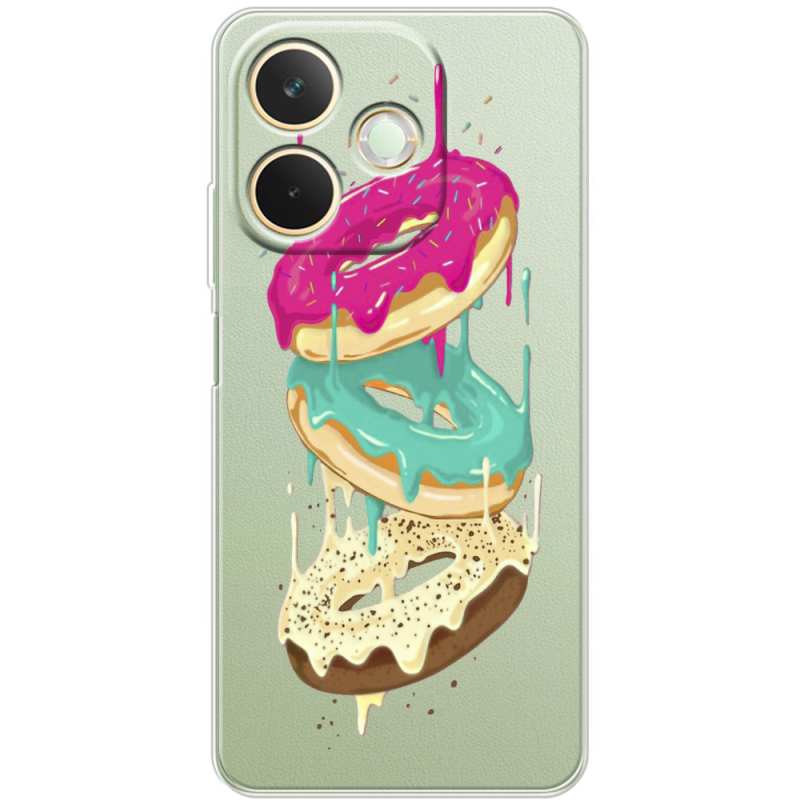 Прозорий чохол BoxFace OPPO A5 Pro Donuts