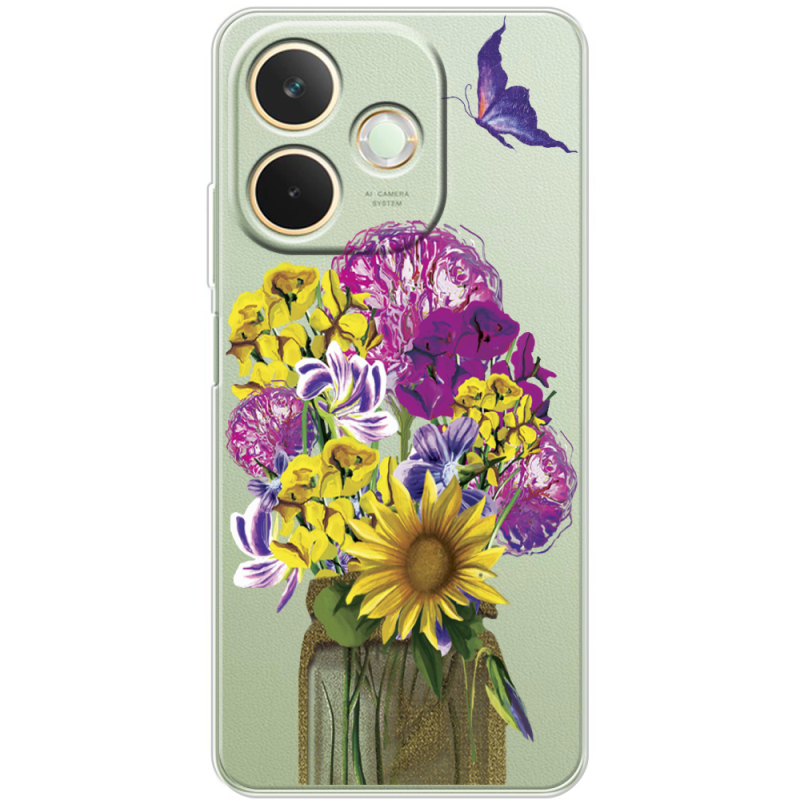 Прозорий чохол BoxFace OPPO A5 Pro My Bouquet