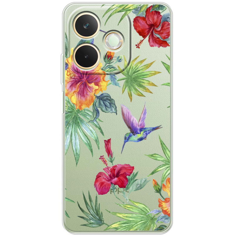 Прозорий чохол BoxFace OPPO A5 Pro Tropical