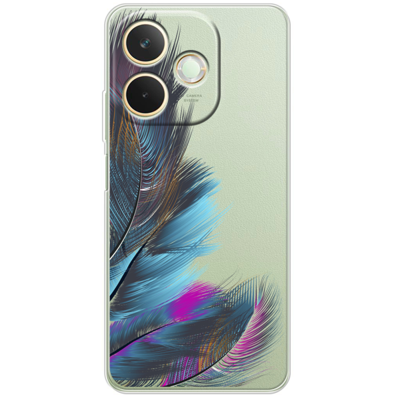Прозорий чохол BoxFace OPPO A5 Pro Feathers