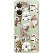 Прозорий чохол BoxFace OPPO A5 Pro Cotton and Rabbits