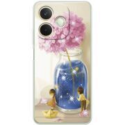 Чохол зі стразами OPPO A5 Pro Little Boy and Girl