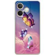 Чохол зі стразами OPPO A5 Pro Butterflies