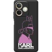 Чорний чохол BoxFace OPPO A5 Pro Pink Karl