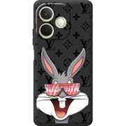 Чорний чохол BoxFace OPPO A5 Pro looney bunny