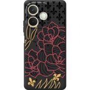 Чорний чохол BoxFace OPPO A5 Pro FranceFlowers