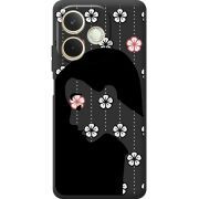 Чорний чохол BoxFace OPPO A5 Pro Flower Hair