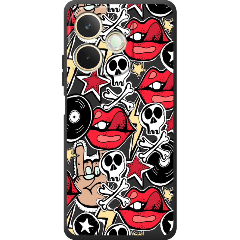 Чорний чохол BoxFace OPPO A5 Pro Rock Graffiti