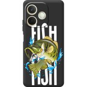 Чорний чохол BoxFace OPPO A5 Pro Fish