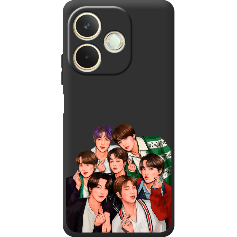 Чорний чохол BoxFace OPPO A5 Pro BTS