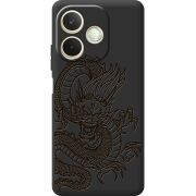 Чорний чохол BoxFace OPPO A5 Pro Chinese Dragon