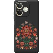 Чорний чохол BoxFace OPPO A5 Pro Ukrainian Ornament
