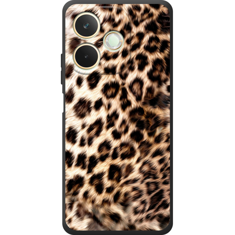Чорний чохол BoxFace OPPO A5 Pro Леопардовий