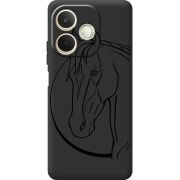 Чорний чохол BoxFace OPPO A5 Pro Horse