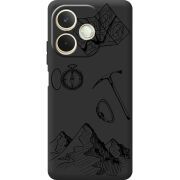 Чорний чохол BoxFace OPPO A5 Pro Mountains