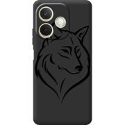 Чорний чохол BoxFace OPPO A5 Pro Wolf