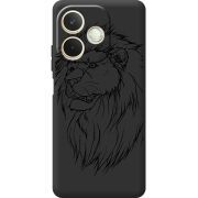 Чорний чохол BoxFace OPPO A5 Pro Lion