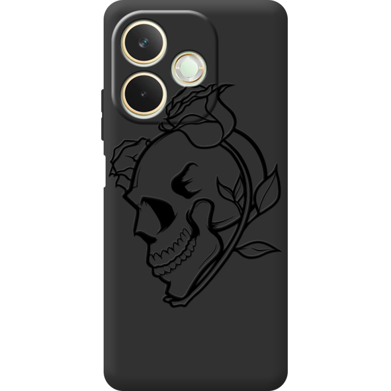 Чорний чохол BoxFace OPPO A5 Pro Skull and Roses