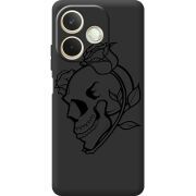 Чорний чохол BoxFace OPPO A5 Pro Skull and Roses