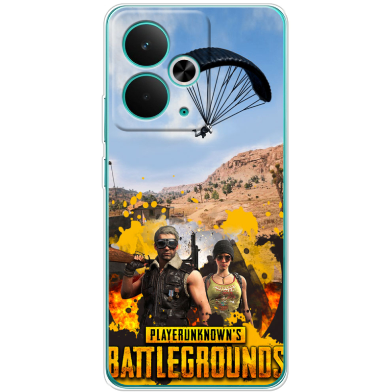 Чохол BoxFace Realme 14T Pubg parachute