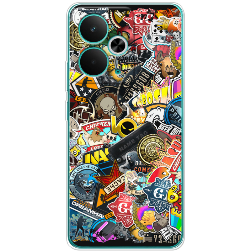 Чохол BoxFace Realme 14T CS:Go Stickerbombing