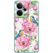 Чохол BoxFace Realme 14T Birds and Flowers