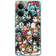 Чохол BoxFace Realme 14T Anime Stickers