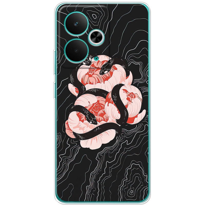 Чохол BoxFace Realme 14T Snake Rose