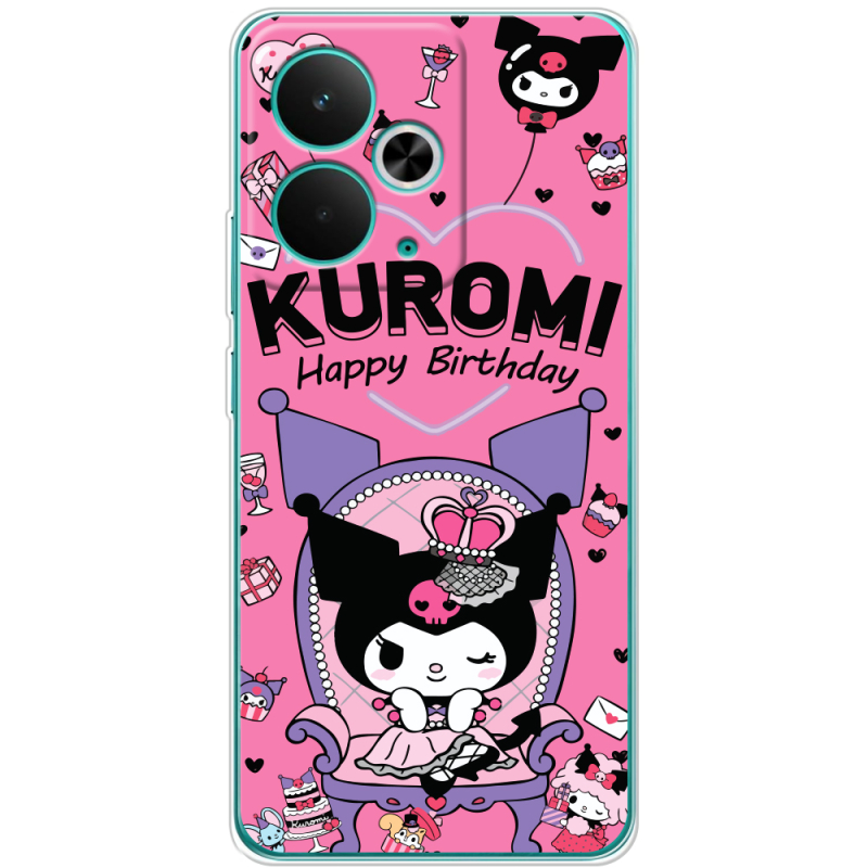 Чохол BoxFace Realme 14T День народження Kuromi