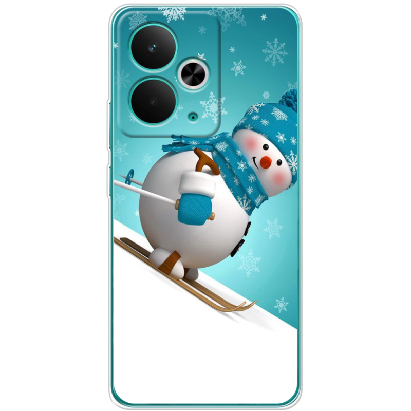 Чохол BoxFace Realme 14T Skier Snowman