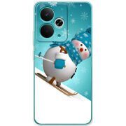 Чохол BoxFace Realme 14T Skier Snowman