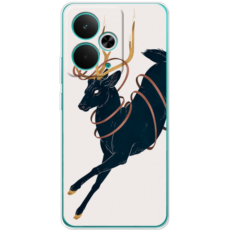 Чохол BoxFace Realme 14T Black Deer