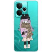 Прозорий чохол BoxFace Realme 14T Winter Morning Girl