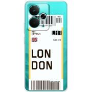 Прозорий чохол BoxFace Realme 14T Ticket London