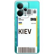 Прозорий чохол BoxFace Realme 14T Ticket Kiev