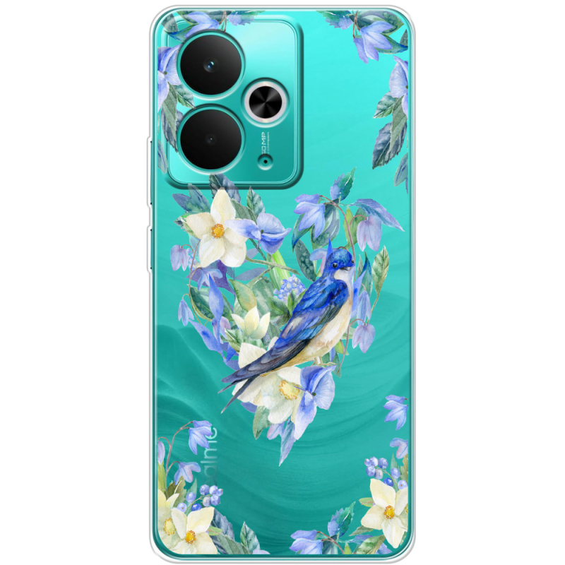 Прозорий чохол BoxFace Realme 14T Spring Bird