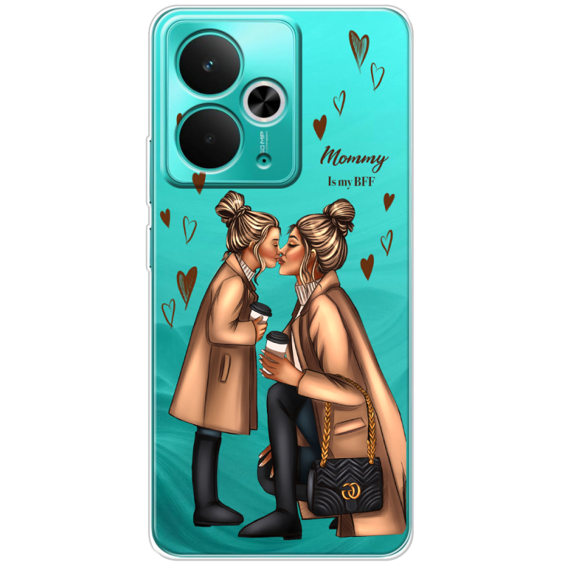 Прозорий чохол BoxFace Realme 14T Mommy Is My BFF
