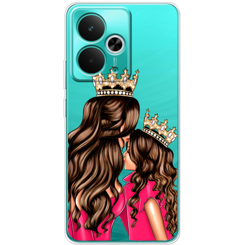 Прозорий чохол BoxFace Realme 14T Queen and Princess