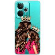 Прозорий чохол BoxFace Realme 14T Queen and Princess