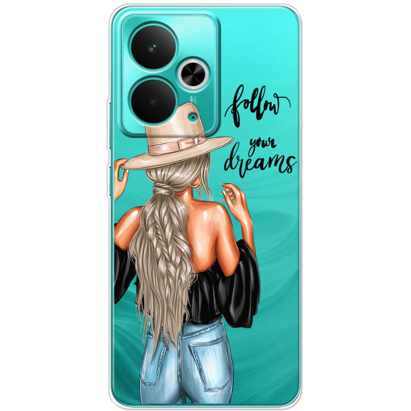 Прозорий чохол BoxFace Realme 14T Follow Your Dreams