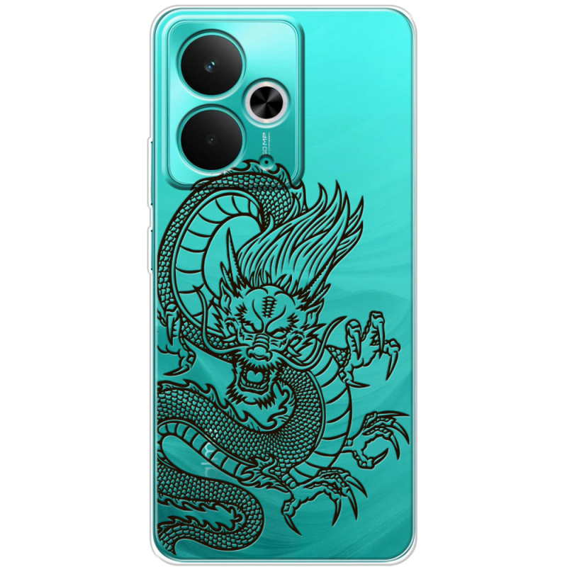 Прозорий чохол BoxFace Realme 14T Chinese Dragon