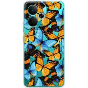 Прозорий чохол BoxFace Realme 14T Butterfly Morpho