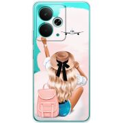 Прозорий чохол BoxFace Realme 14T Travel Girl