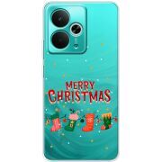 Прозорий чохол BoxFace Realme 14T Merry Christmas
