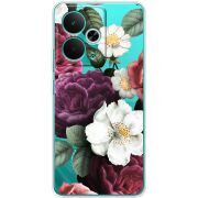 Прозорий чохол BoxFace Realme 14T Floral Dark Dreams