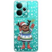 Прозорий чохол BoxFace Realme 14T Christmas Deer with Snow