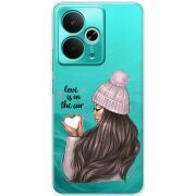 Прозорий чохол BoxFace Realme 14T love is in the air